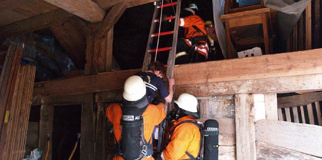 Hauptbung Gesamtwehr Teningen  | Foto: Aribert Rssel