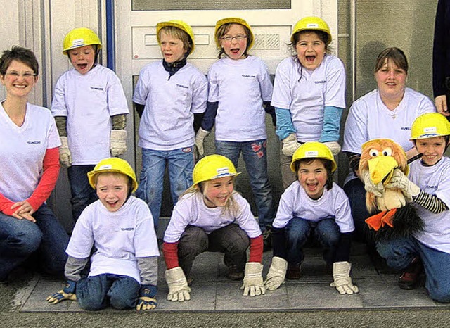 Der Besuch der Firma Westa, die die Be...Maxi-Kinder ein wirklicher Hhepunkt.   | Foto: Christa Maier