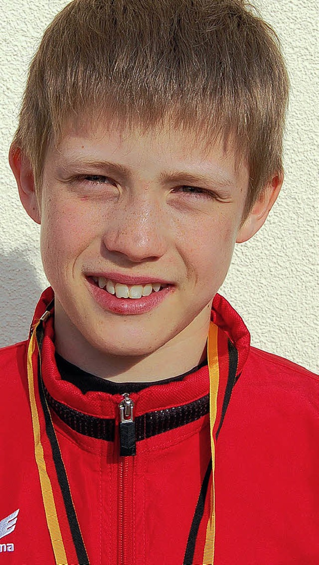 Deutscher B-Jugendmeister: Philipp Spne (TuS Adelhausen)   | Foto: Birlin