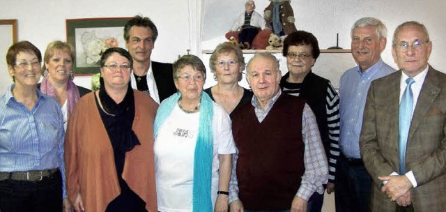 Der neue AWO-Vorstand mit seiner Vorsitzenden Ursula Querfurth (ganz links).   | Foto: Sylvia Timm