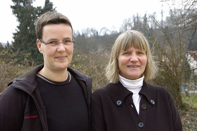 Elke Jantz-Schuble (links) und Sigrid Kreienkamp   | Foto: Sigrid Umiger