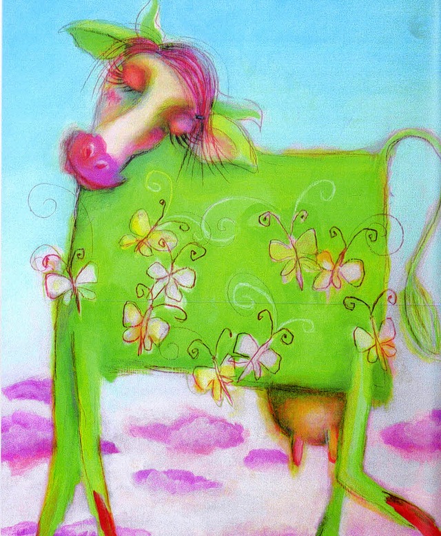 Eine bunte Kuh   | Foto: Verlag