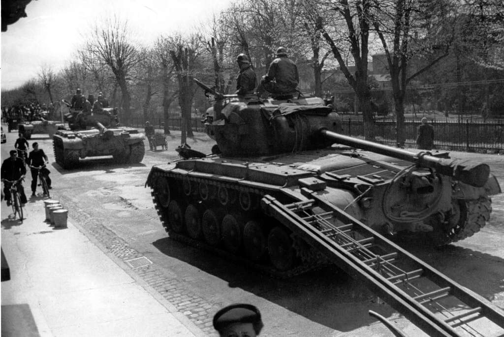 Franzsische Panzer in Offenburg