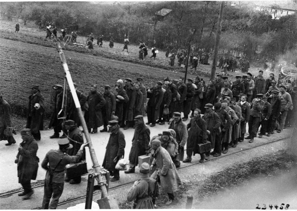 Viele Sthlinger flchteten gegen Ende des Zweiten Weltkrieges ber die Schweizer Grenze nach Schleitheim
