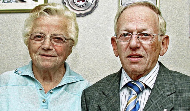 Anna und Gerhard Gut feierten  ihre goldene Hochzeit.  | Foto: herbert trogus