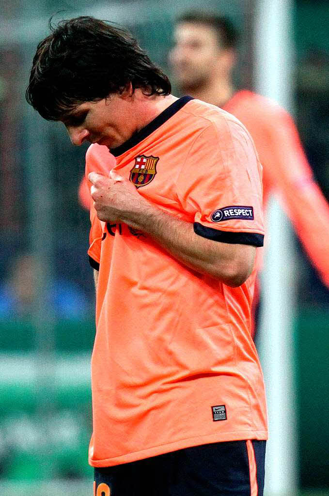 Deprimiert Lionel Messi vom FC Barcelona