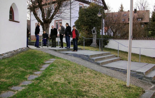 Zugnag zu Freidhof und KIrche in Saig soll behindertengerecht gebaut werden  | Foto: Ursula Schmidt