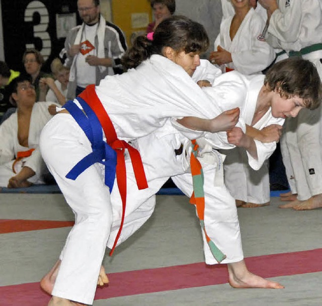 Kinder machen gerne Judo in Denzlingen.   | Foto: Archiv/Zimmermann-Drkop