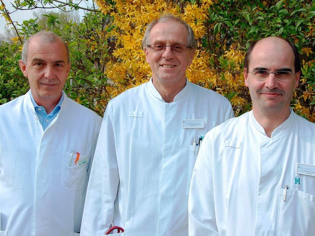 Die  Organisatoren des 1. Breisgauer P...er und Dr. Martin Schuster (von links)  | Foto: Kai Kricheldorff