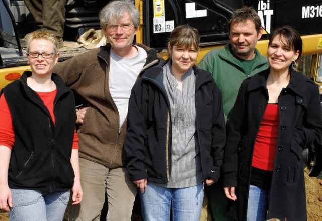 Ute Hndle-Blauel, Markus Lw, Melanie...r- und Jugendfrdervereins Schallbach.  | Foto: Thomas Loisl Mink