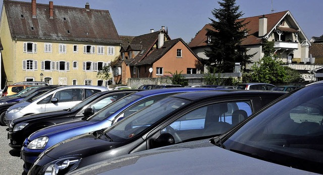 Parken ist noch lange Zeit mglich auf...beginnt nicht vor dem kommenden Jahr.   | Foto: Volker Mnch