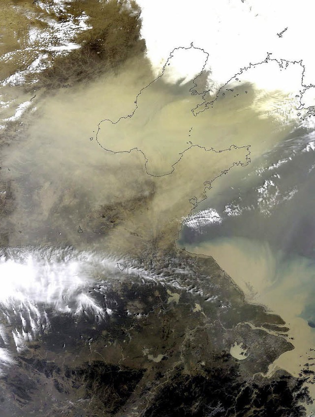 Sandsturm ber China   | Foto: dpa