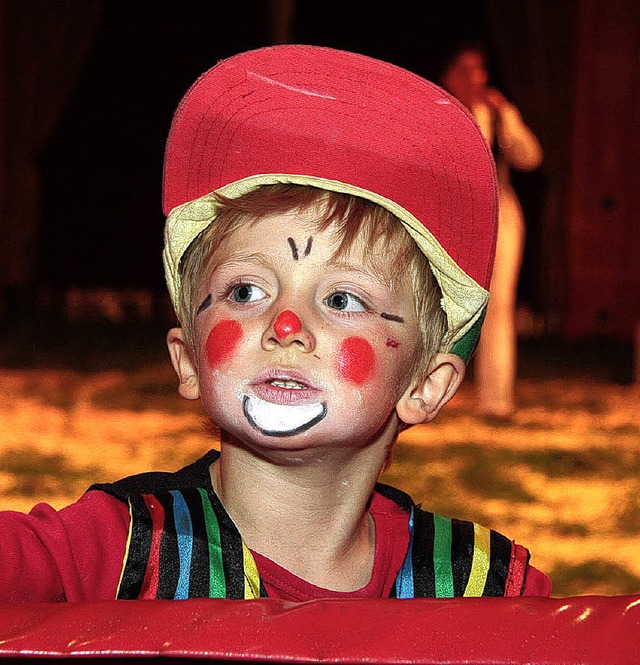 Der jngste Akteur des Zirkus Montana, der derzeit in Ettenheim gastiert.   | Foto: S. Decoux-Kone