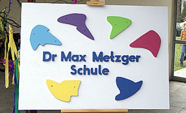 Ein neues Schul-Logo hat die Max-Metzger-Schule.   | Foto: Kolodziej