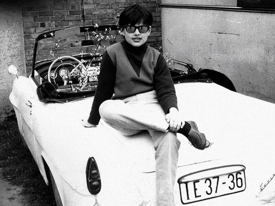 Auf dem Sprung ins wilde Road Movie ih...na Hagen auf Mutters Skoda-Sport, 1966  | Foto: privat