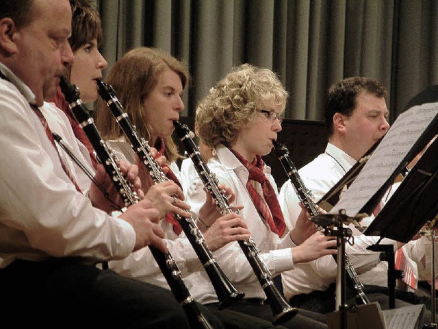 Seine blserische Klasse und Vielseiti...nzert in der Schopfheimer Stadthalle.   | Foto: Roswitha Frey