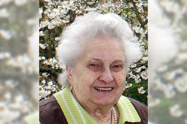 Lotte Eberth kann auf 90 Lebensjahre zurckblicken