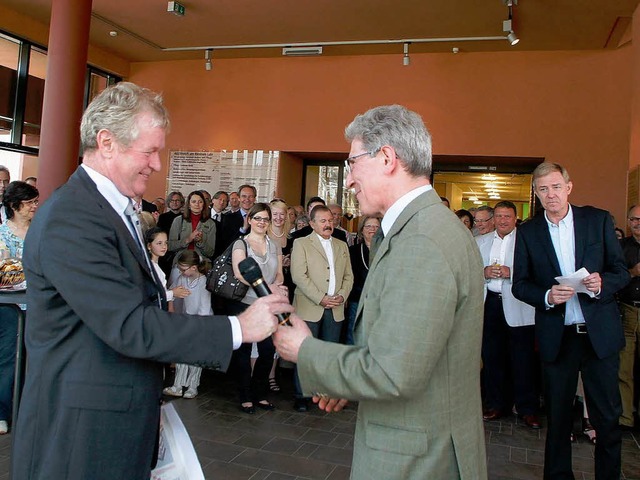 FWD-Geschftsfhrer Alexander Zimmerma... und rechts Architekt Carl Langenbach.  | Foto: Heidi Foessel