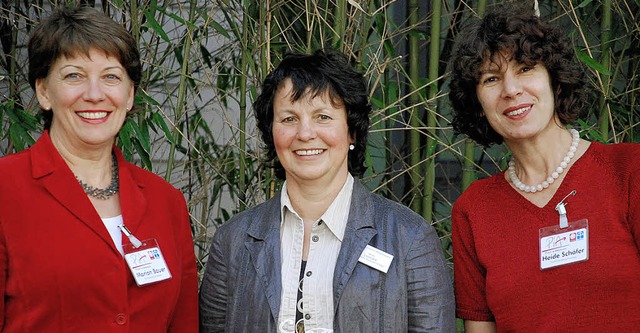 Sie haben PiA in der Ortenau aufgebaut..., Barbara Lienhard und Heide Schfer.   | Foto: Gertrude Siefke