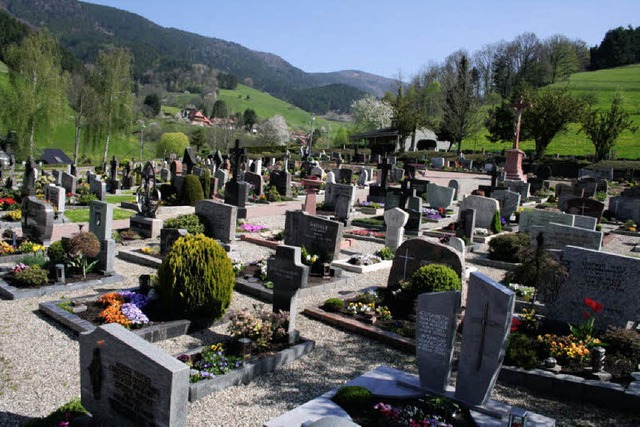 Der Friedhof im Untertal in Simonswald...00-prozentige Kostendeckung nicht an.   | Foto: Karin heiss