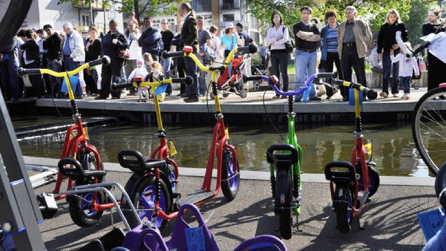 In den Startlchern: Die Velobrse floriert.     | Foto: Barbara Ruda