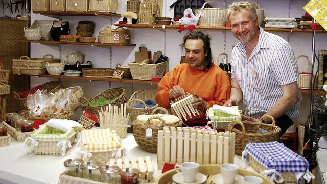 Am gut sortierten Verkaufsstand der Um...n Toastbrotkrble hergestellt werden.   | Foto: ernst h. bilke