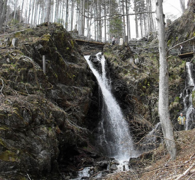 Als Attraktion neu erschlossen: Die Fahler Wasserflle.   | Foto: Kristin Fritz