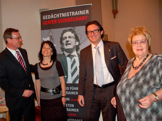 Gewerbeverein: Vorstandsmitglieder Kla...Oliver Geisselhardt und Christl Grber  | Foto: Sylvia-Karina Jahn