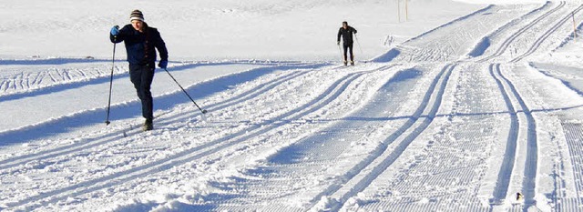 99 Tage lang waren die Loipen in Berna...lauffreunde diesen Winter prpariert.   | Foto: Archivfoto: sub