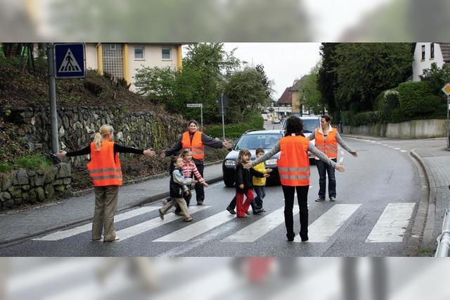 Anhalten oder vier Punkte