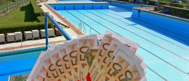 Rund 200 000 Euro steckte die IG Bad i...sstunden ihres Bautrupps untersttzt.   | Foto: Kurt Meier