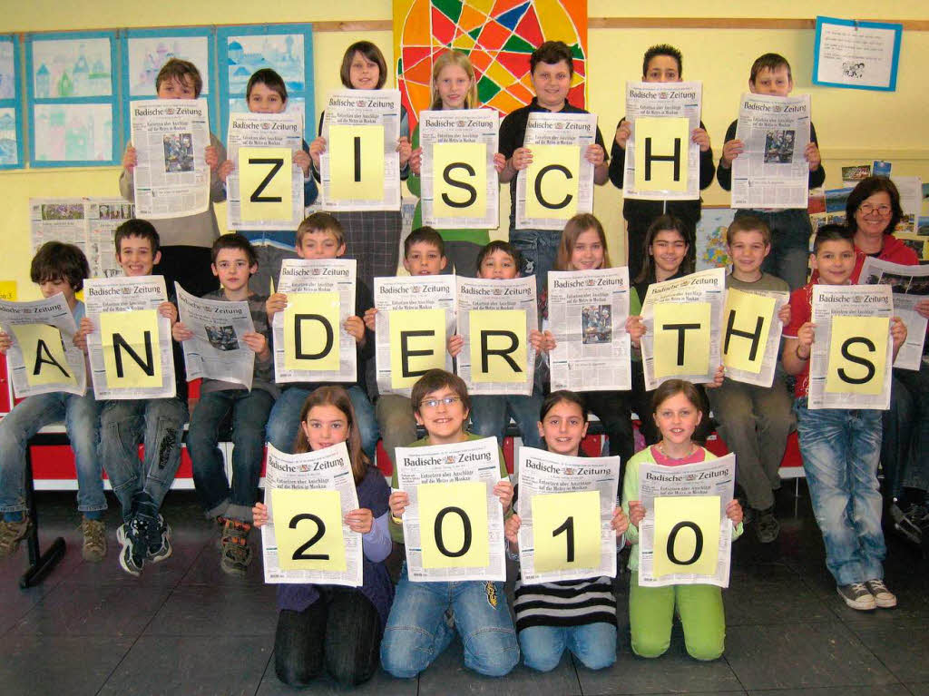 Die Klasse 4b der Theodor-Heuss-Schule, Waldshut