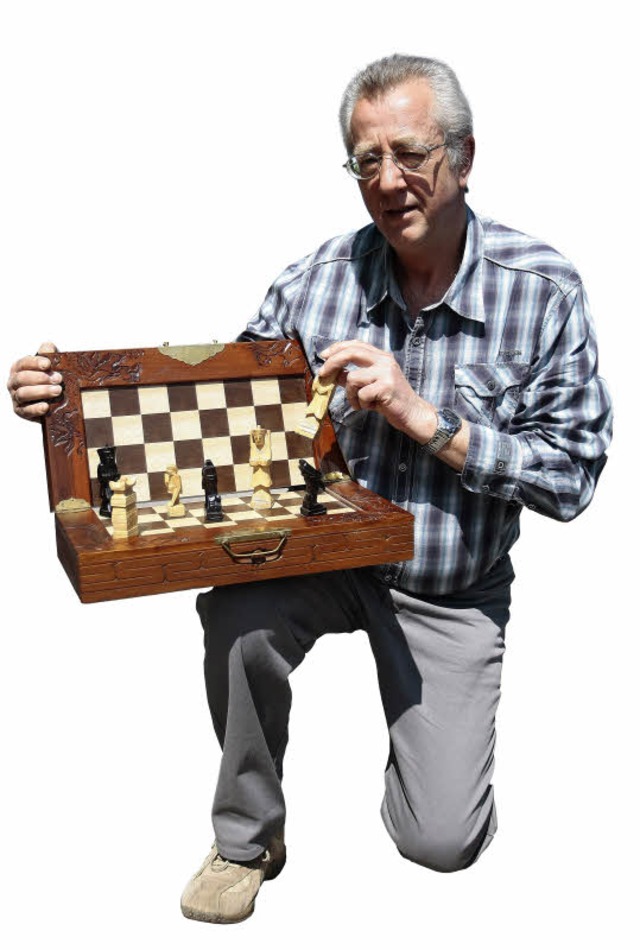 Schachspieler  Peter Hurst aus Schuttertal  | Foto: Peter Aukthun-Grmer