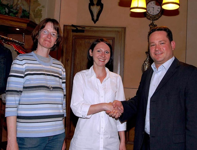 Der Bundestagsabgeordnete Alexande Bon...othee Ganderath zur Wahl (von rechts).  | Foto: Heidi Foessel