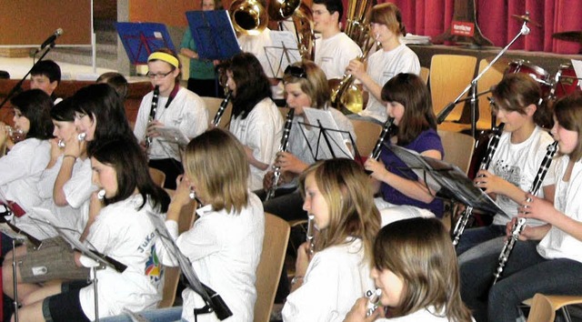 Konzentriert ging es beim Jugendvorspi... in der Bahlinger Silberbegschule zu.   | Foto: privat