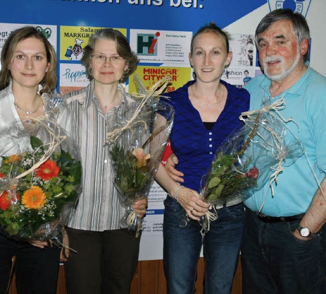 Vorsitzende Simone Kothe (links) und i...s Kassenamt bernimmt Doris Altstdt.   | Foto: Wieschenkmper