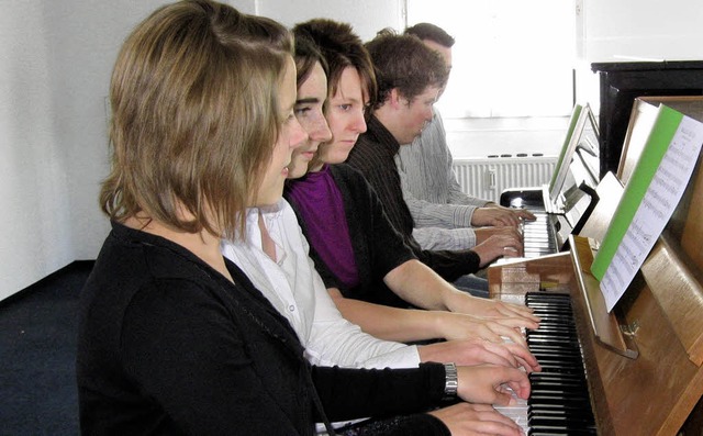 Das Laufenburger Piano-Ensemble wird b...dmusikschule Bad Sckingen auftreten.   | Foto: bz