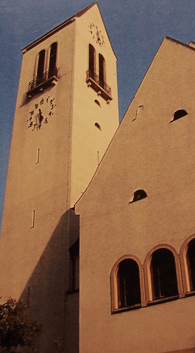 Christuskirche im Abendlicht.   | Foto: Heinz Vollmar