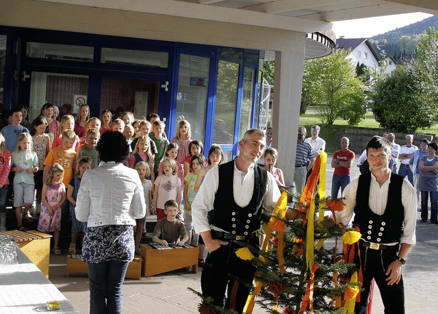 Der Rohbau steht, das Richtfest ist gestern Abend gefeiert worden.   | Foto: heidi fssel