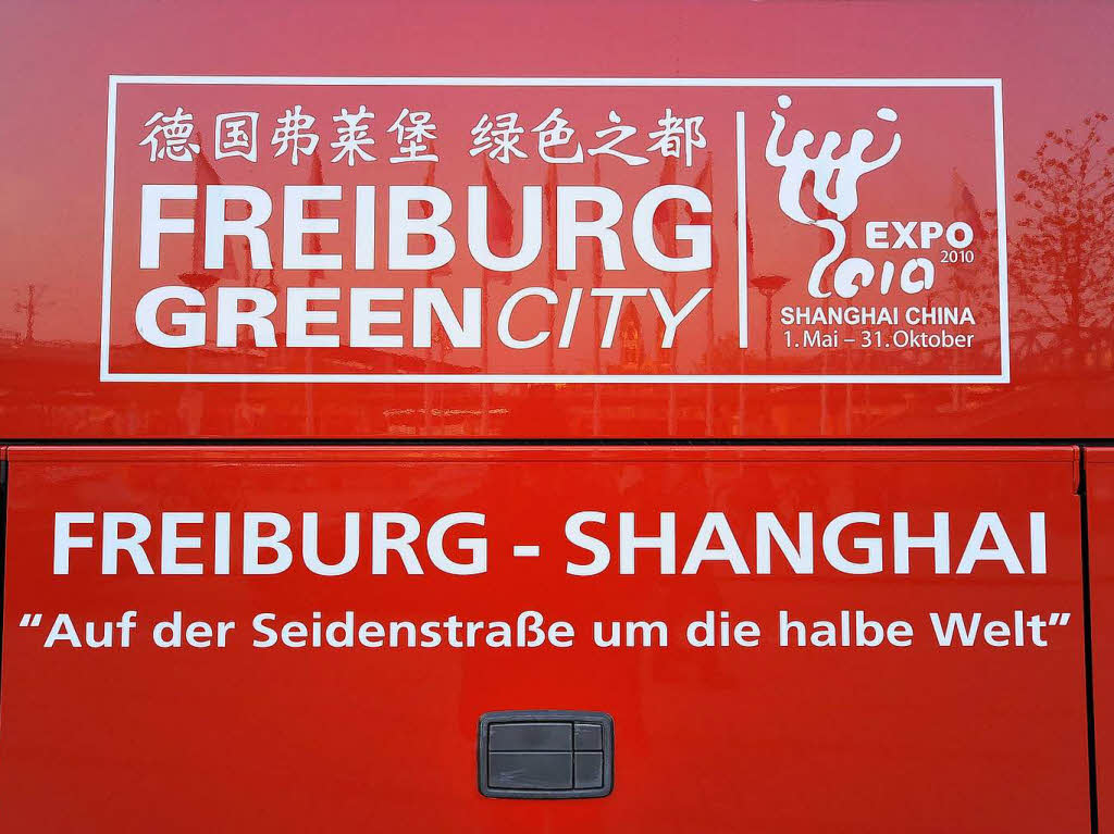 Das Freiburger Busunternehmen Avanti fhrt von Freiburg nach Schanghai. Dauer: 72 Tage.