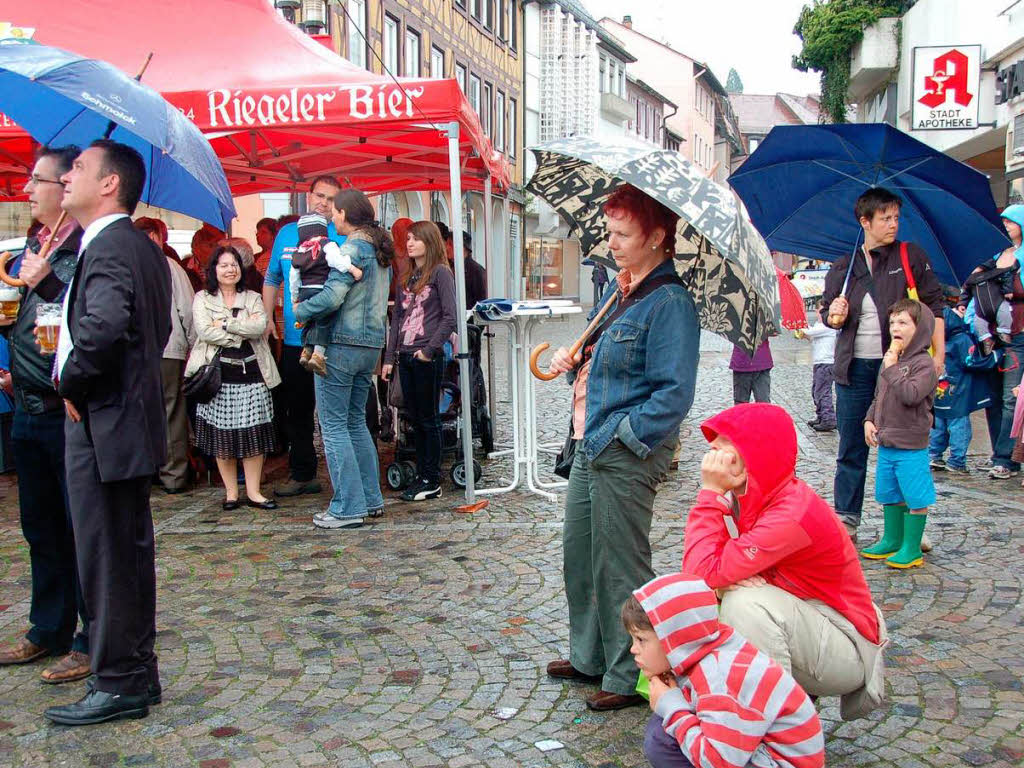 Dem Regen trotzen...