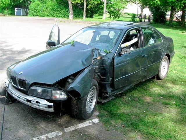 Das Unfallauto des 18-Jhrigen.  | Foto: Polizei