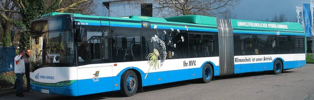 Ein Hybridbus wurde in Lahr und Friesenheim zu Probezwecken eingesetzt.   | Foto: sweg