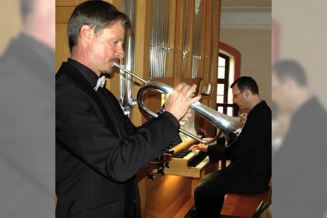 Ein Festkonzert auf Flgelhorn und Orgel
