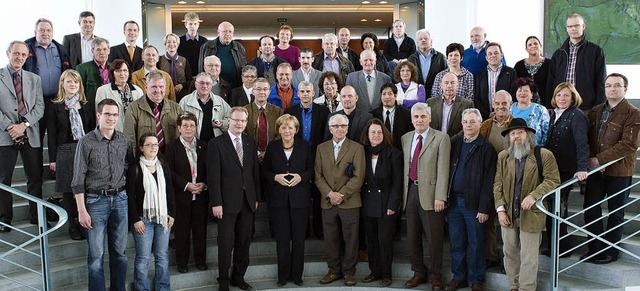 Die berraschung gelang dem Bundestags...l begrte die Dreisamtler Besucher.   | Foto: bundesregierung