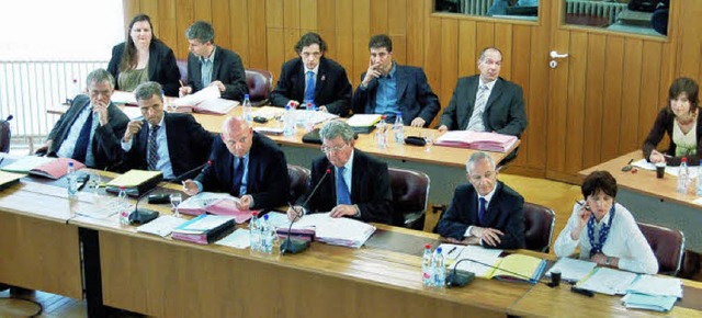 Der Vorstand der TEB in seiner jngsten Sitzung   | Foto: Annette Mahro