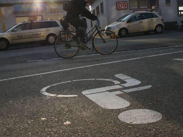 Behindertenparkplatz.  | Foto: Friederike Marx