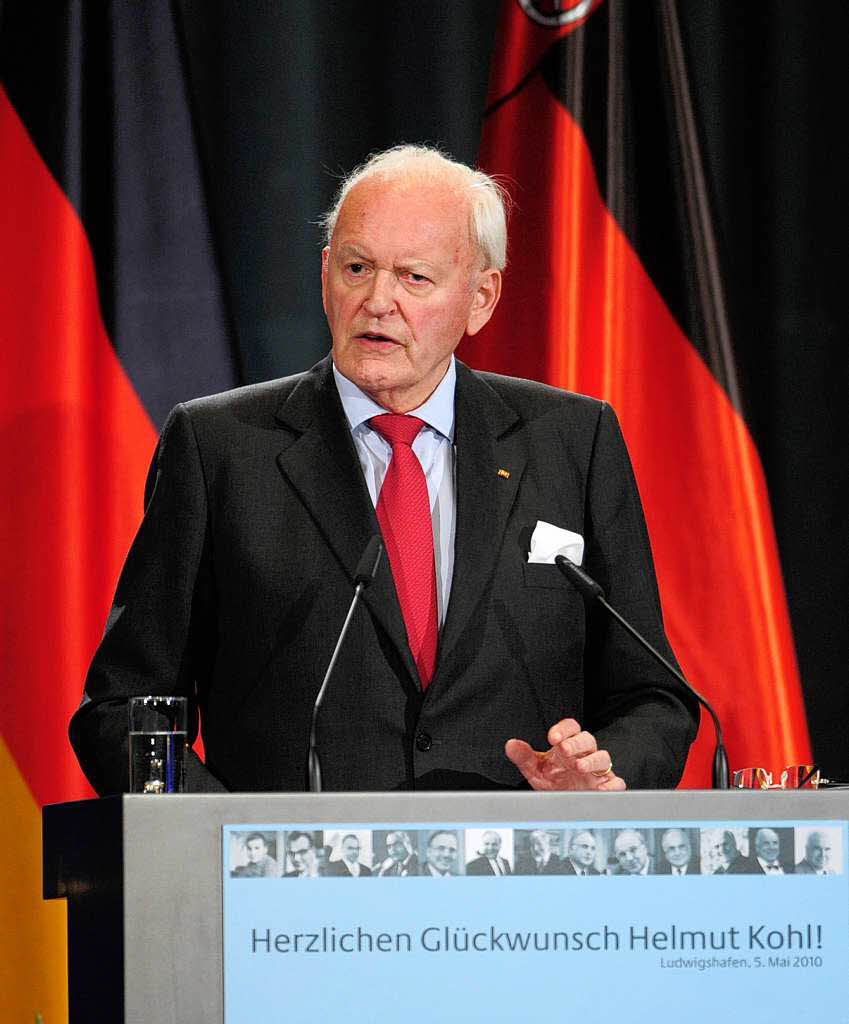 Unter den Gratulanten: Der frhere Bundesprsident Roman Herzog