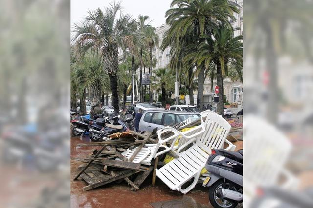 Riesenwellen an der Cte d'Azur