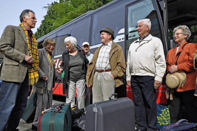 Die Reisegruppe freut sich.   | Foto: Wolfgang Gckel